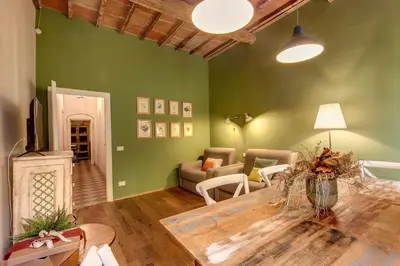 Area soggiorno di GM Apartment by Mamo Florence
