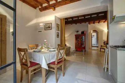 Cucina o angolo cottura di Il Tulipano Apartment With Patio