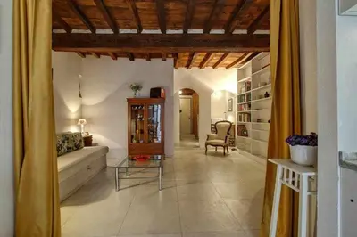 Area soggiorno di Il Tulipano Apartment With Patio