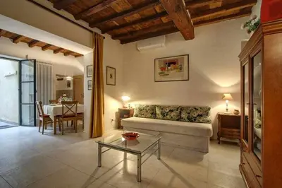 Area soggiorno di Il Tulipano Apartment With Patio