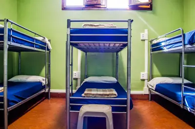 Letto o letti in una camera di Hostel Santa Monaca