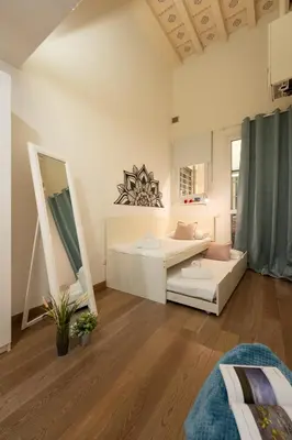 Letto o letti in una camera di Keys of Italy - Ginori - 2 bedrooms apartment by Mercato Centrale