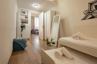 Letto o letti in una camera di Keys of Italy - Ginori - 2 bedrooms apartment by Mercato Centrale