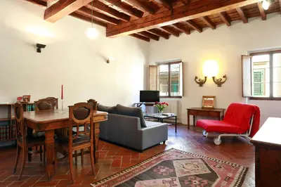 Area soggiorno di Residenza di charme pressi piazza Pitti
