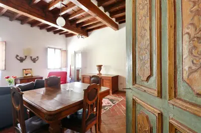Area soggiorno di Residenza di charme pressi piazza Pitti
