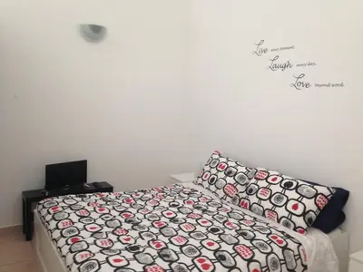 Letto o letti in una camera di Apartment Airport