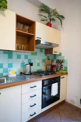 Cucina o angolo cottura di Santa Croce Garden Apartment
