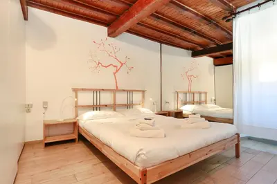 Letto o letti in una camera di San Zanobi Apartment