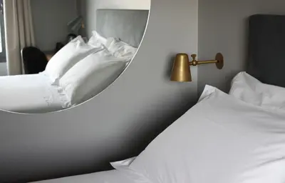 Letto o letti in una camera di c-hotels Joy