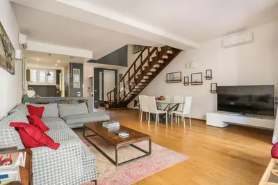 Area soggiorno di Luxury Pontevecchio 5 Stars Apartment