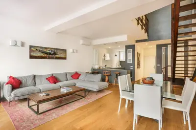 Area soggiorno di Luxury Pontevecchio 5 Stars Apartment