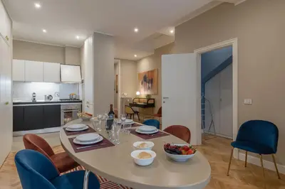 Cucina o angolo cottura di Luxury Pontevecchio 5 Stars Apartment
