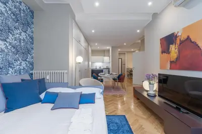 TV o dispositivi per l'intrattenimento presso Luxury Pontevecchio 5 Stars Apartment