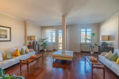 Area soggiorno di Ponte Vecchio View Luxury Apartment