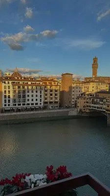 Vista sul fiume nelle vicinanze dell'appartamento