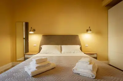 Letto o letti in una camera di Cosy Fiesolana