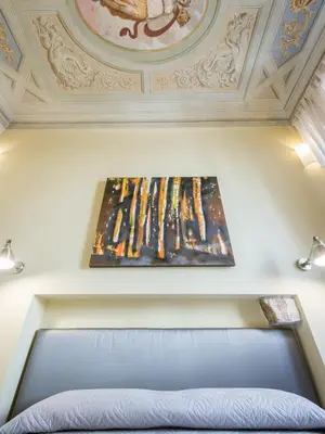 Letto o letti in una camera di Cosy Fiesolana