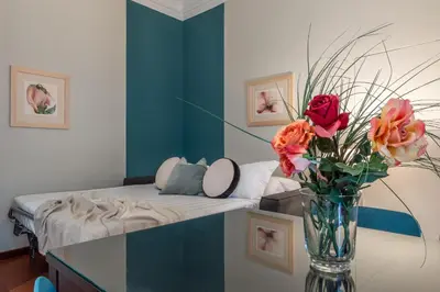 Letto o letti in una camera di San Lorenzo Five Senses
