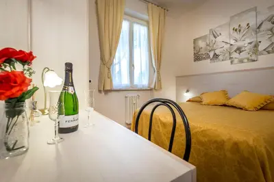 Letto o letti in una camera di B&B Dolce Luna