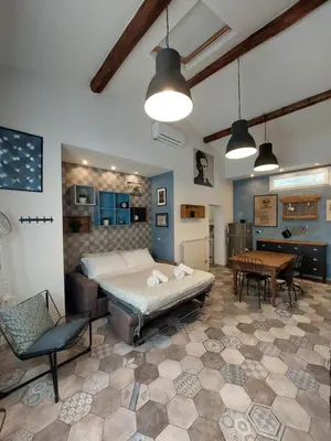 Area soggiorno di Veracini apartment