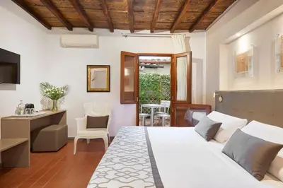 Area soggiorno di Sette Angeli Rooms