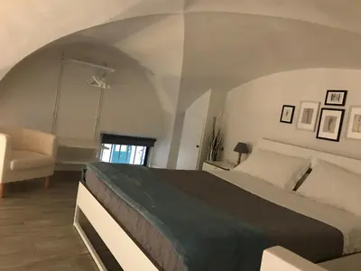 Letto o letti in una camera di Cynthia's Garden - Apartment with private garden in Santa Croce