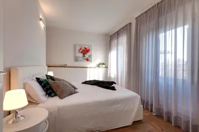 Letto o letti in una camera di Mattonaia Apartment by Mamo Florence