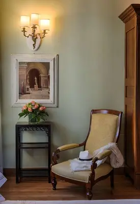 Area soggiorno di Hotel Mulino di Firenze - WorldHotels Crafted