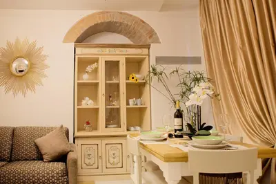 Area soggiorno di Amazing Florence Apartment