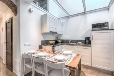 Cucina o angolo cottura di Signoria Elegant Apartment by Mmega