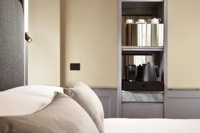 Letto o letti in una camera di Floren Hotel