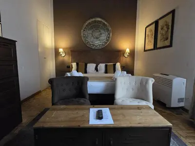 Letto o letti in una camera di B&B Cimatori