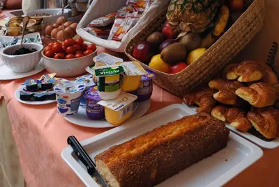 Cibo presso il bed & breakfast o nelle vicinanze