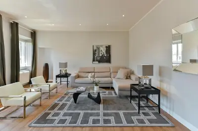 Area soggiorno di Apartments Florence - Santa Croce Deluxe