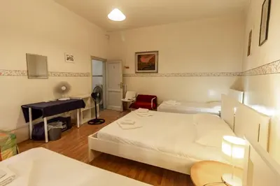 Letto o letti in una camera di Soggiorno Primavera