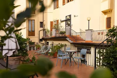 Balcone o terrazza di Hostel Archi Rossi
