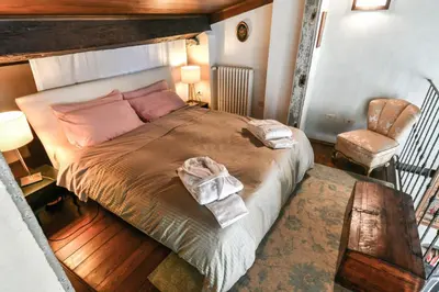 Letto o letti in una camera di Romantic Terrace