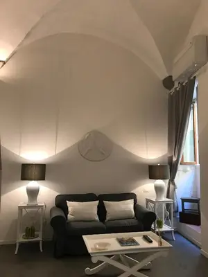 Letto o letti in una camera di La Casa Bianca