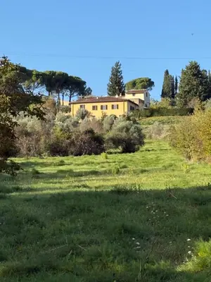 Paesaggio naturale nelle vicinanze della villa