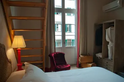 Letto o letti in una camera di Nove Guest House