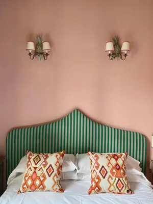 Letto o letti in una camera di Hotel Hermitage