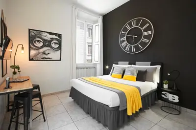 Letto o letti in una camera di 3B Firenze Centro