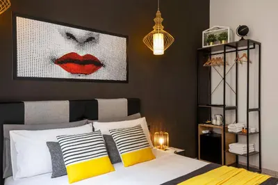 Letto o letti in una camera di 3B Firenze Centro