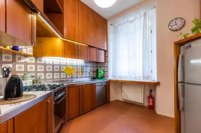 Cucina o angolo cottura di Residenza Covoni - Spacious Historic Apartment in the Center of Florence