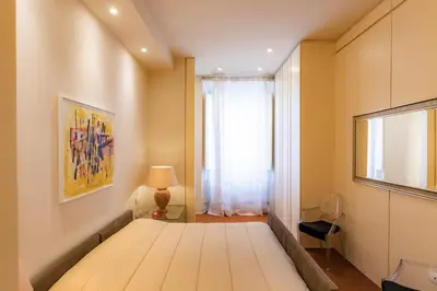 Letto o letti in una camera di Residenza Covoni - Spacious Historic Apartment in the Center of Florence