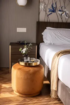 Letto o letti in una camera di Aramis Deluxe Rooms