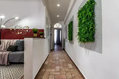 Area soggiorno di Wine Apartments Florence Ansonica