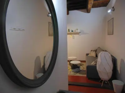 Area soggiorno di Gessi Charming Apartments
