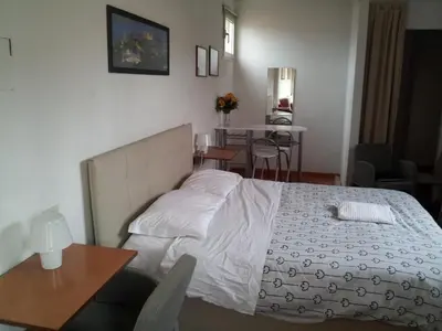 Letto o letti in una camera di Appartamento DUOMO