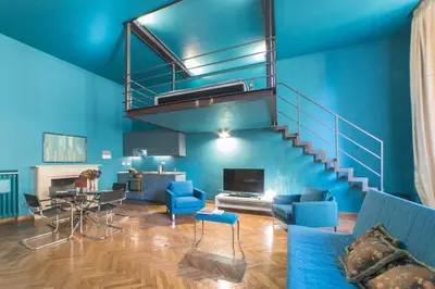 Area soggiorno di Loft Vasari